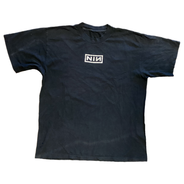 NINE INCH NAILS NIN BOX LOGO Tシャツ XL Vintage Nine Inch Nails 