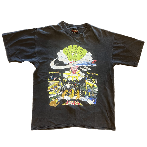 Green Day tシャツ Tour 94 Brockum タグ Green Day Dookie Tour 1994 Original Vintage T-Shirt XL Made
