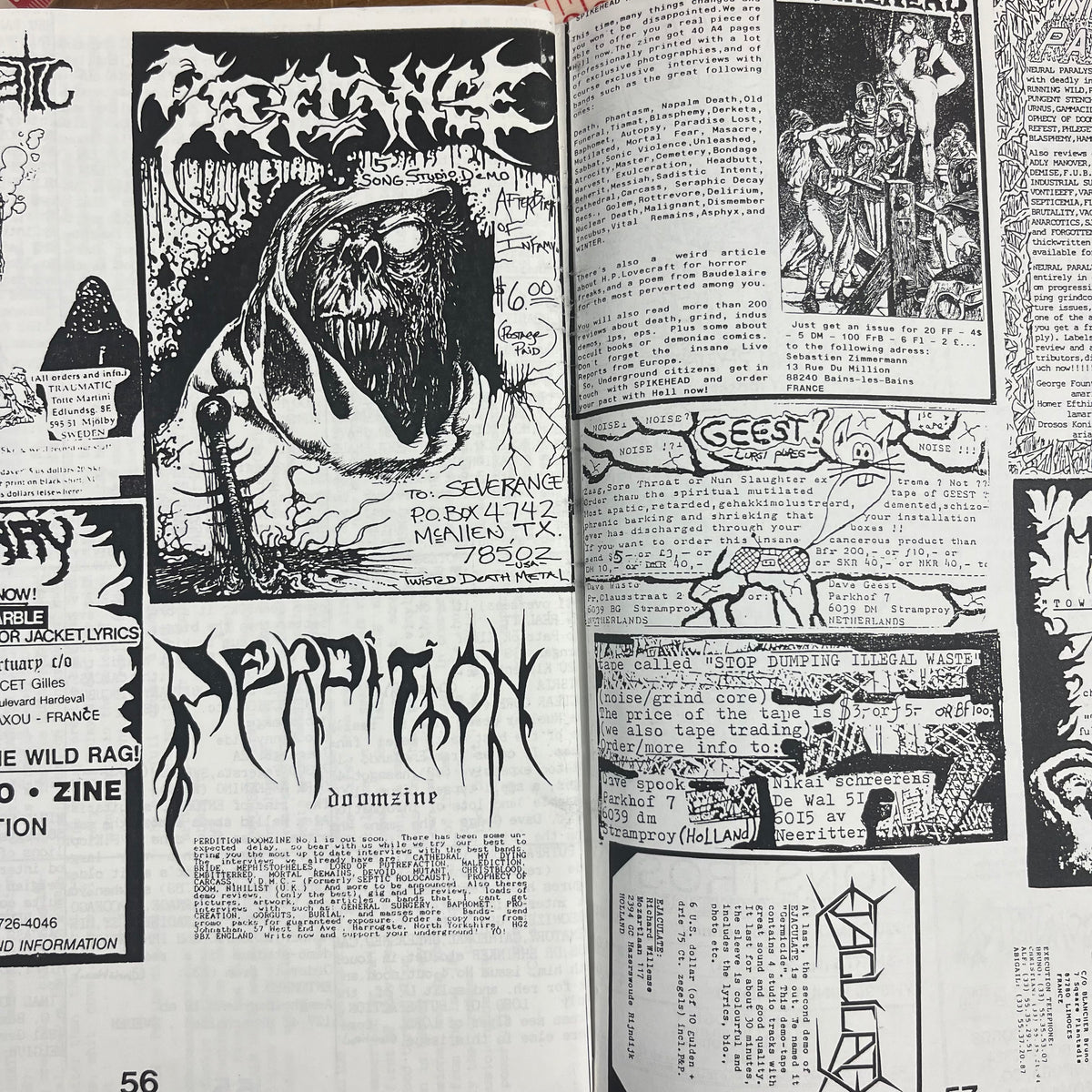 Vintage Remains Magazine &quot;Death Metal&quot; Issue #1
