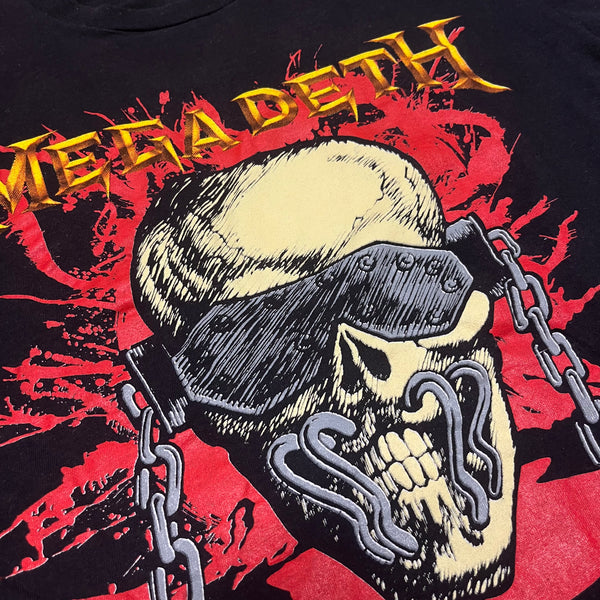 ミュージシャン Mega Death Wake-Up Dead Tour 1987s Tee Mega Death Wake-Up Dead Tour 1987s Tee