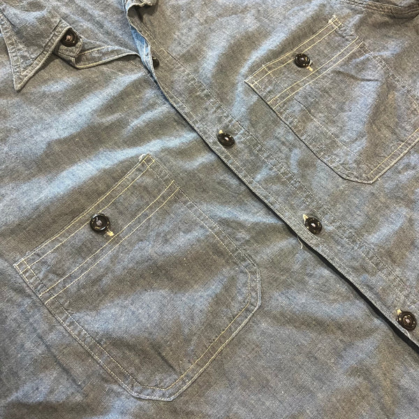 トップス 40s HERCULES Denim Work Shirt Vintage Hercules 