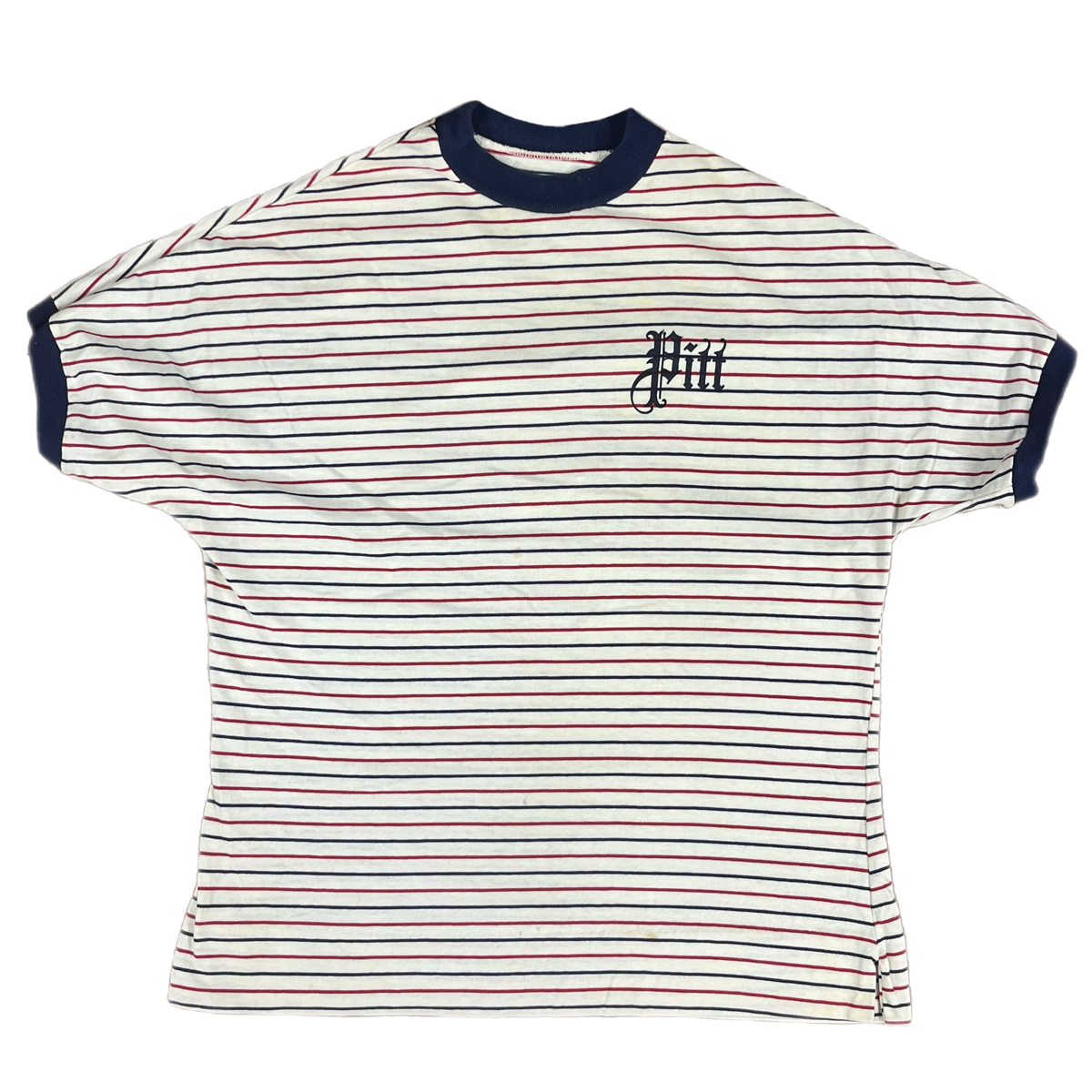 Vintage Pitt Panthers &quot;Collegiate Striped&quot; Knit Shirt