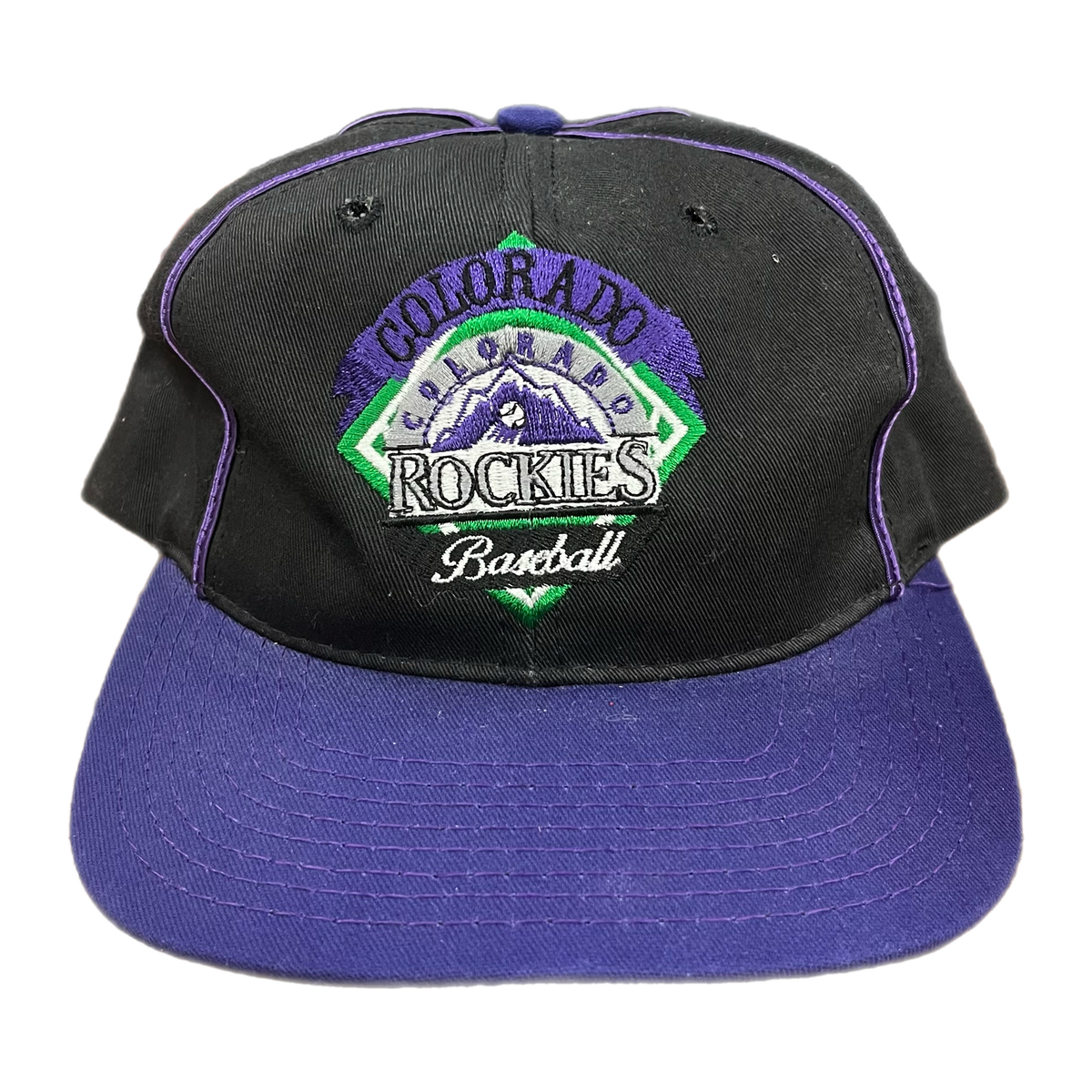 Vintage Colorado Rockies &quot;MLB&quot; Snapback Hat
