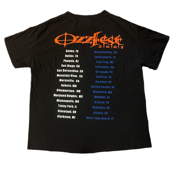 2003 Ozzfest tour shops t-shirt