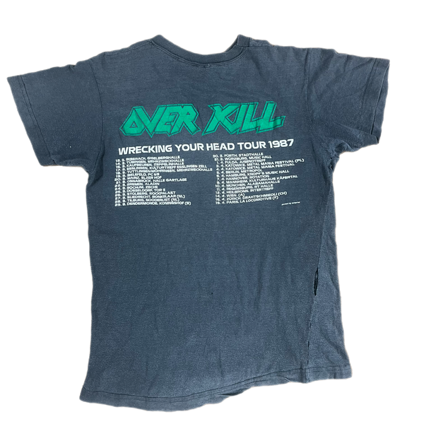 1987 RARE Overkill/Lamours Halloween shirt Taking Over good tour. size Medium!