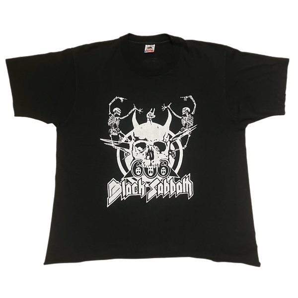 Worn in Black Sabbath Tee, Mens size Lg, normal wear Worn in Black Sabbath Tee, Mens size Lg, normal wear