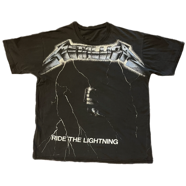 90s LLICA RIDE THE LIGHTNING バンドTシャツ Metallica T-Shirt 90s LLICA RIDE THE LIGHTNING バンドTシャツ Metallica T-Shirt