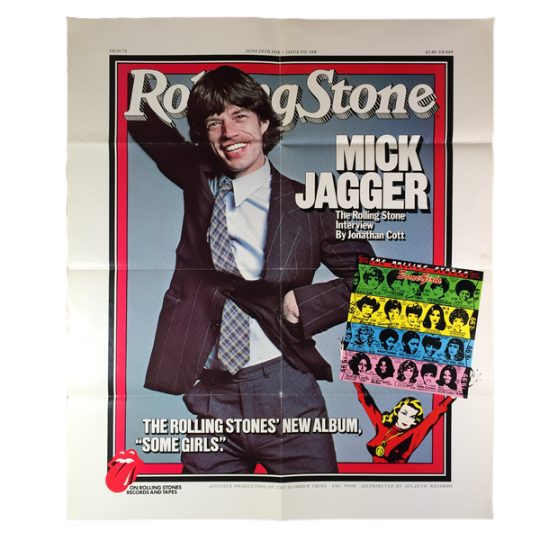 ROLLING STONES SomeGirls ポスター ローリングストーンズ Vintage ROLLING STONES SomeGirls ポスター ローリングストーンズ Vintage