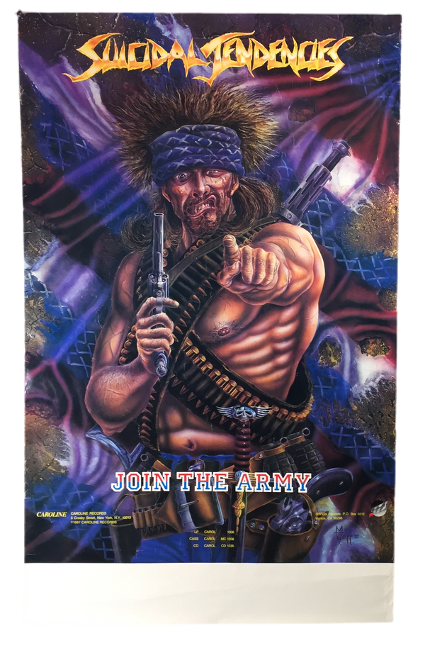 Suicidal Tendencies Join the Army ポスター付き Vintage Suicidal Tendencies 