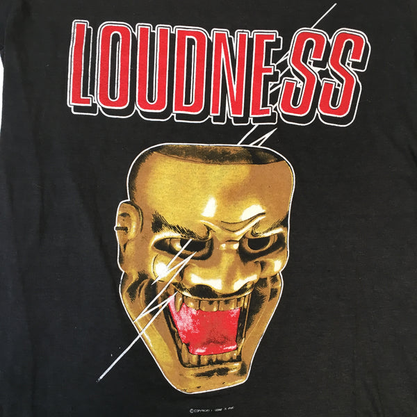 レアLOUDNESS WORLD circuit 1985 Tシャツ LOUDNESS】メンズ LOUDNESS THUNDER IN THE EAST 1985 White