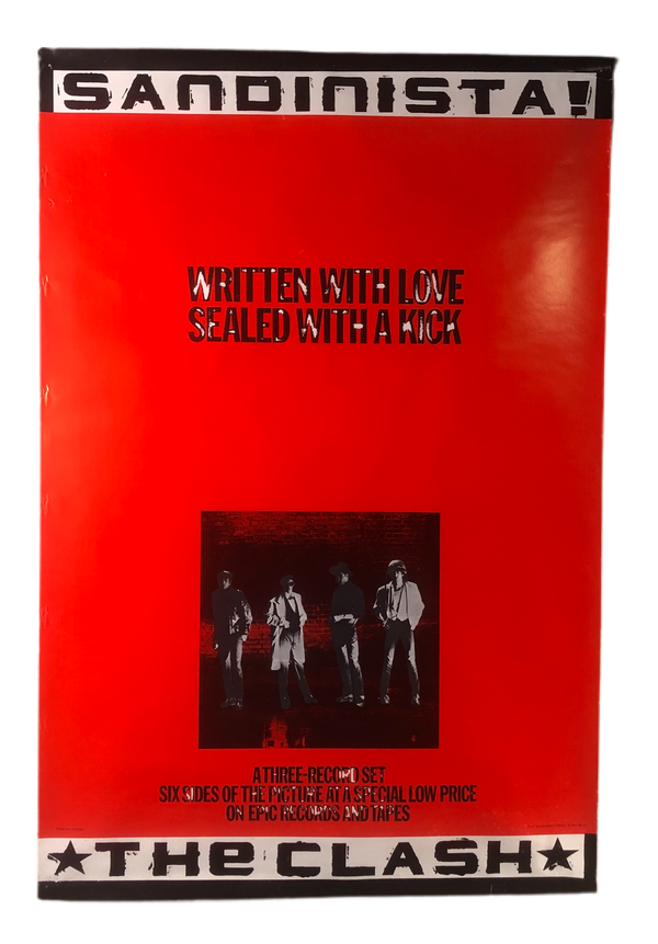 The Clash Sandinista! 3LP レコード 英国版ポスター付 The Clash The Clash Sandinista! 3LP レコード 英国版ポスター付 The Clash