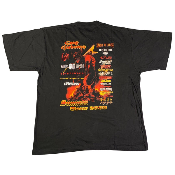 Vintage 1998 Ozzfest Shirt Size XL Ozzy Osbourne | eBay