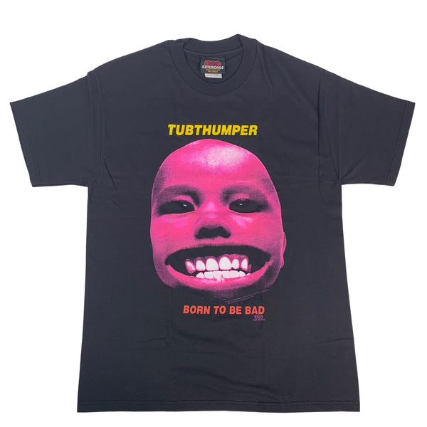 ビンテージ Chumbawamba Tシャツ XL natural born Vintage 90's Tubthumper Chumbawamba Born To Be Bad T-Shirt