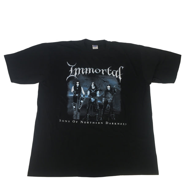 Vintage Immortal band Tour Men T-shirt Black Cotton Tee All Sizes S-5Xl  JJ1541