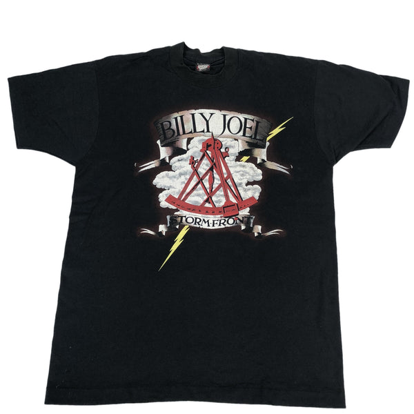 ビリー・ジョエル STORM FRONT ツアーTシャツ 1989-90 ビリー・ジョエル STORM FRONT ツアーTシャツ 1989-90 1989 Billy Joel
