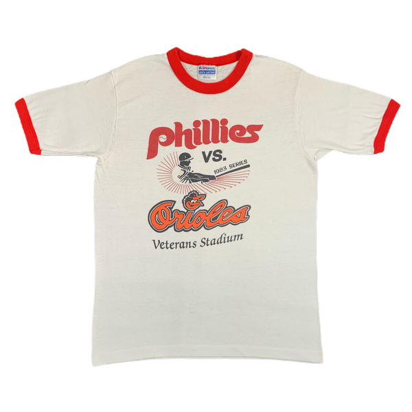 Vintage Phillies Vs. Orioles “1983 Series” Ringer Shirt