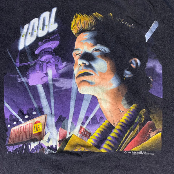 ビリー・アイドル Tシャツ ヴィンテージ L Charmed Life TOUR Vintage Billy Idol 