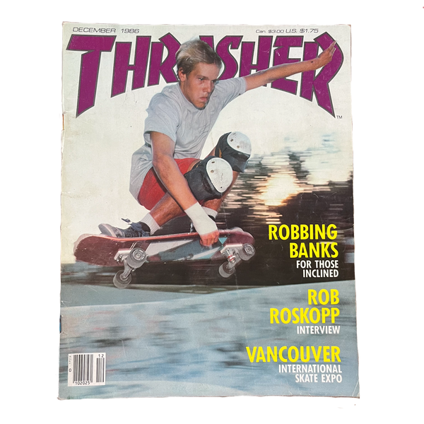 80s THRASHER MAGAZINE SIMS ビンテージ スケートボード - スケートボード