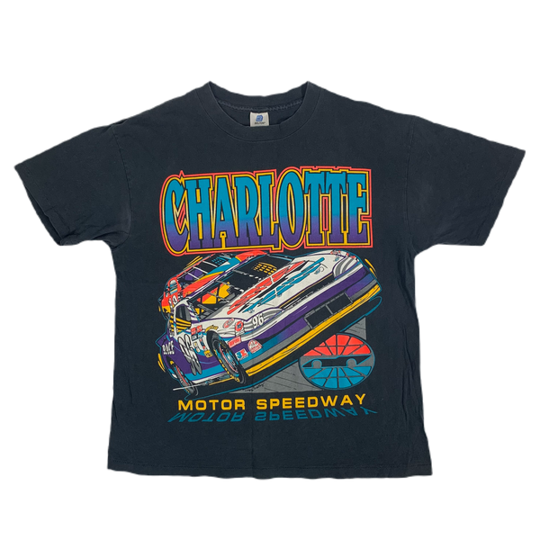 Vintage Charlotte Motor Speedway 90s good L Size T Shirt