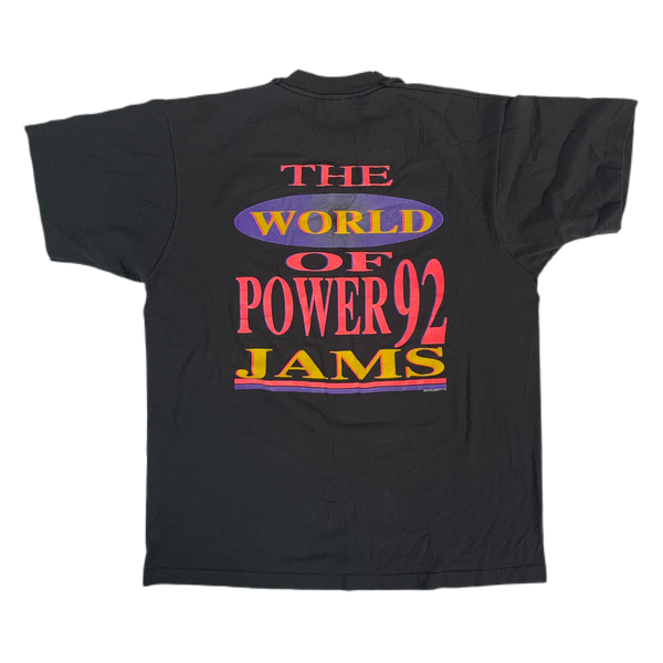 Vintage Powerhouse "The World Of Power 92 Jams" TShrit jointcustodydc