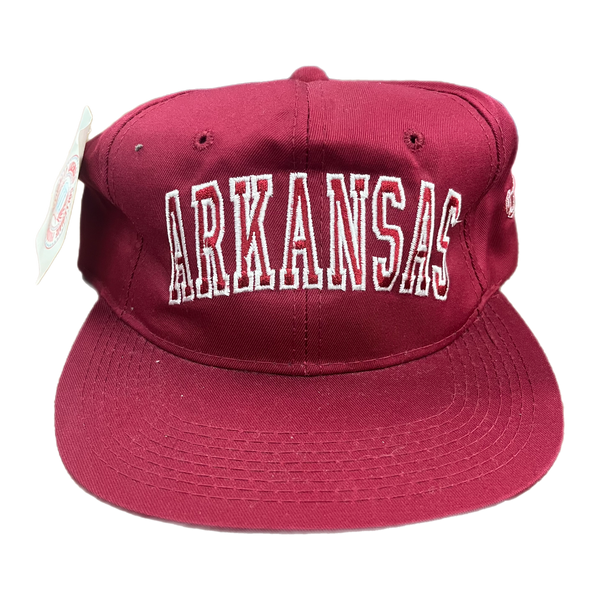 Vintage Arkansas College Football Razorbacks Snapback Hat online Made in U.S.A.