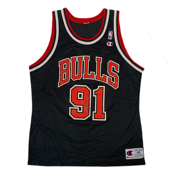 NBA Dennis Rodman Chicago Bulls #91 Jersey Champion size XL18-20