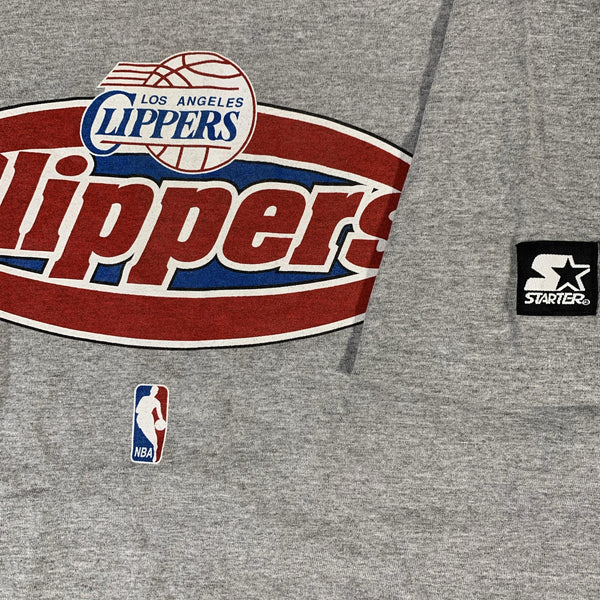 Vintage 90s NBA LA Los Angeles Clippers Button Up Starter