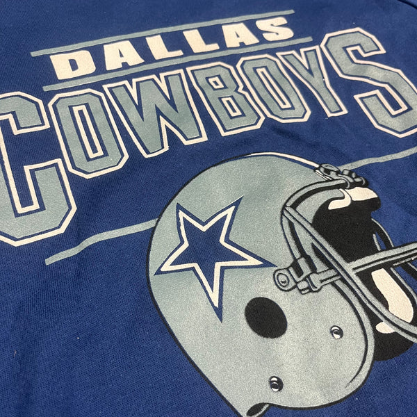 Vintage Sweatshirt, DALLAS COWBOYS Football Sports Raglan Pullover Top  Shirt Sweater 80's Blue