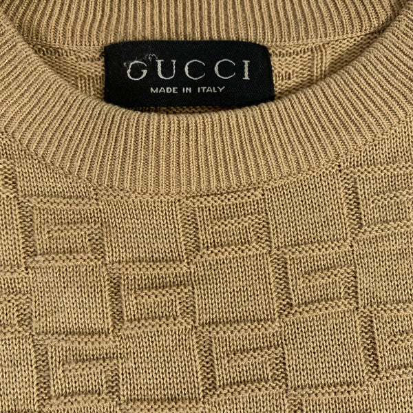 OLD GUCCI 70〜80s knit vest 48サイズ OLD GUCCI 70〜80s knit vest 48サイズ OLD GUCCI 70〜80s knit vest