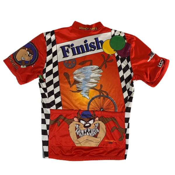 Giordana VTG outlets looney tunes cycling jersey. LARGE vive la France NEW