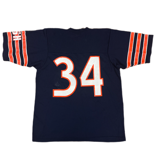 80s Chicago Bears 34 Walter Payton GSH Football NFL T-shirt 