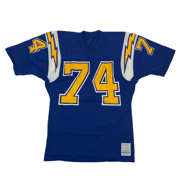 Vintage Sand Knit Deacon Jones San Diego Chargers Football Jersey jointcustodydc