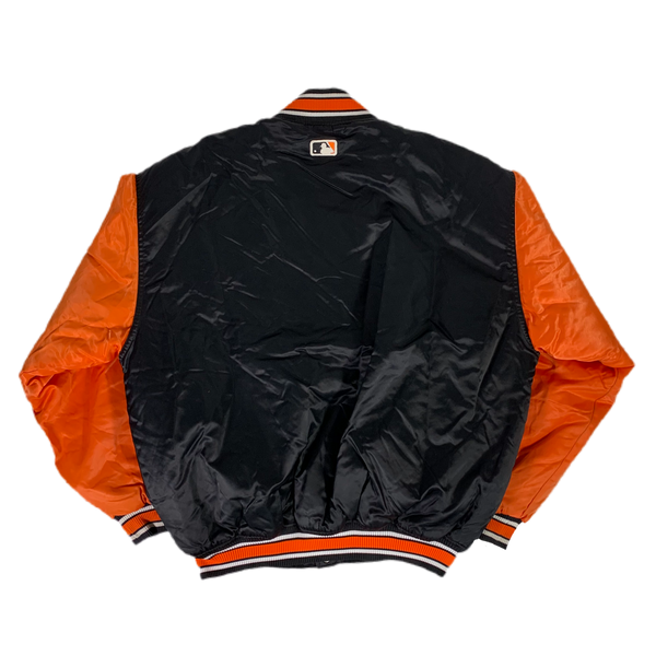 Orioles Starter Jacket  Black Satin Jacket with Free Shipping - USA Jacket