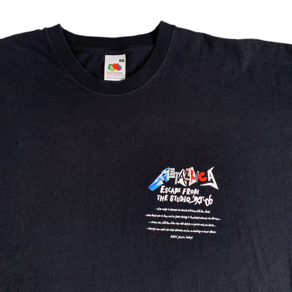 【ESC STUDIO】25SS★ mega label t-shirt Vintage Metallica 