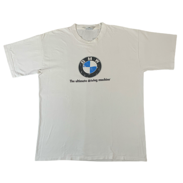 80年代 USA製 BMW 企業ロゴ刺繍 スウェットシャツ メンズXL 古着