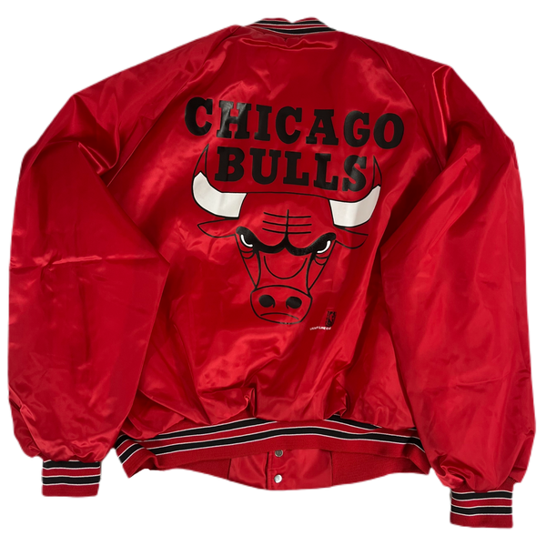 Vintage Chicago Bulls NBA Locker Line Satin Jacket