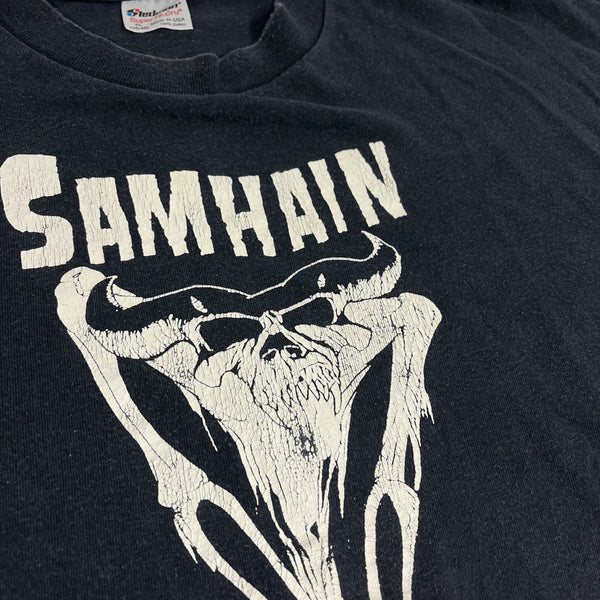 Samhain Band T-Shirt Funny Birthday Cotton Tee Vintage Gift Samhain Band T-Shirt Funny Birthday Cotton Tee Vintage Gift