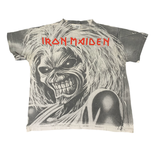 T shirt iron maiden vintage hotsell
