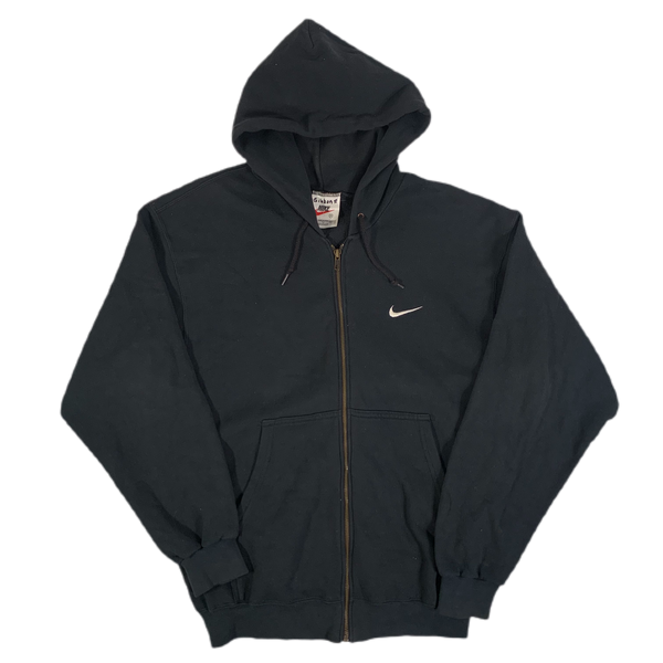 トップス 00s archive OLD NIKE zip hoodie Nike Vintage Y2K Zip Up Hooded Grey Sweatshirt Hoodie W