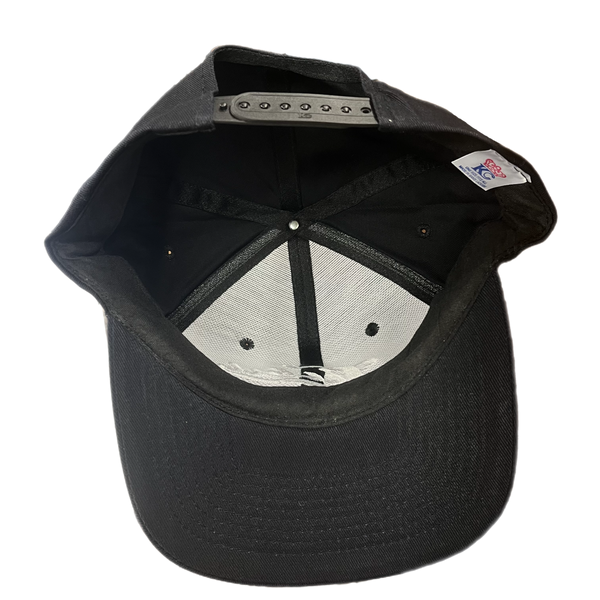 Vintage FUBU Script Black Snapback Hat jointcustodydc