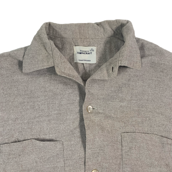 Vintage Penney's Towncraft “Wool” Open Collar Shirt | jointcustodydc