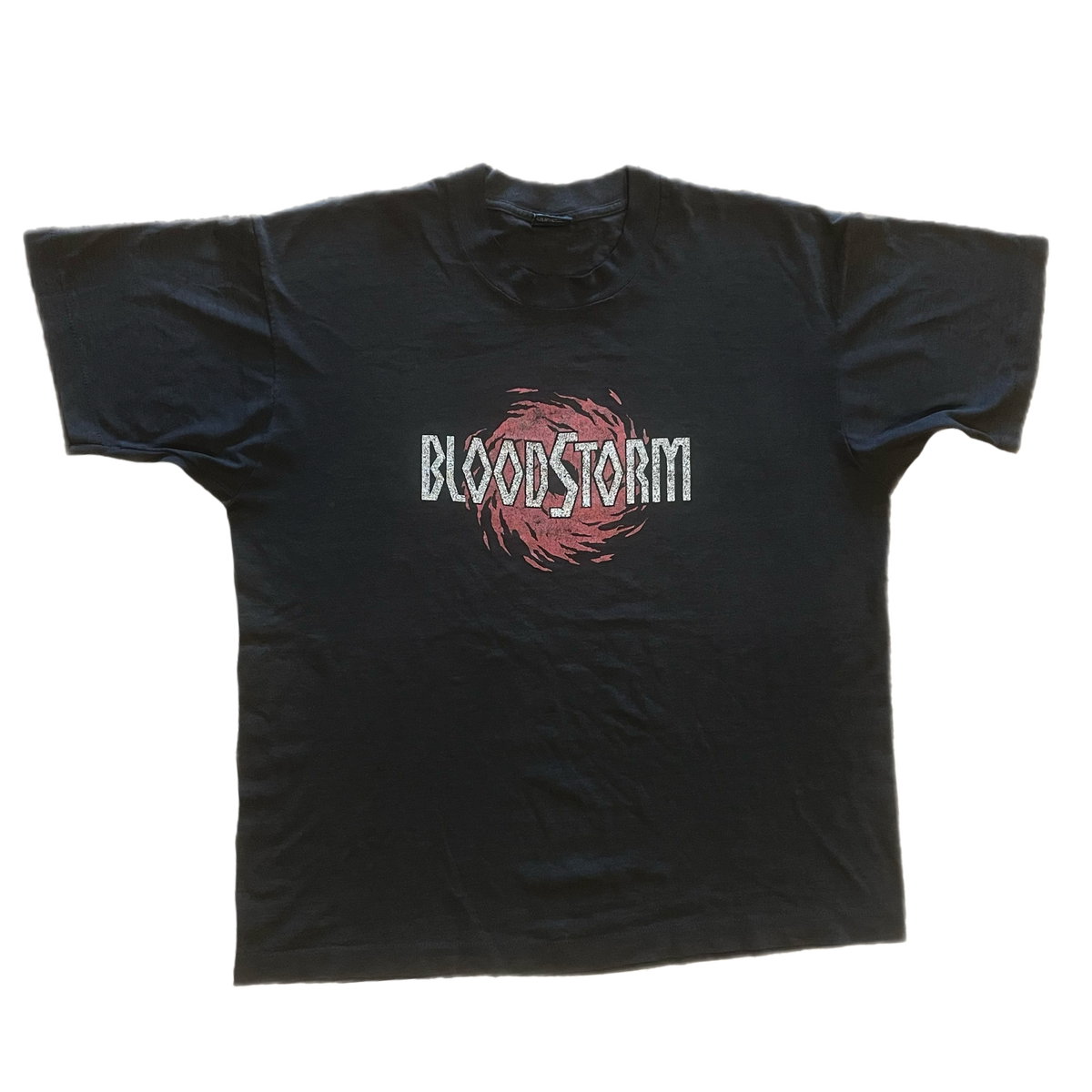 Vintage BloodStorm &quot;Strata Video Entertainment&quot; Promotional Arcade Game T-Shirt