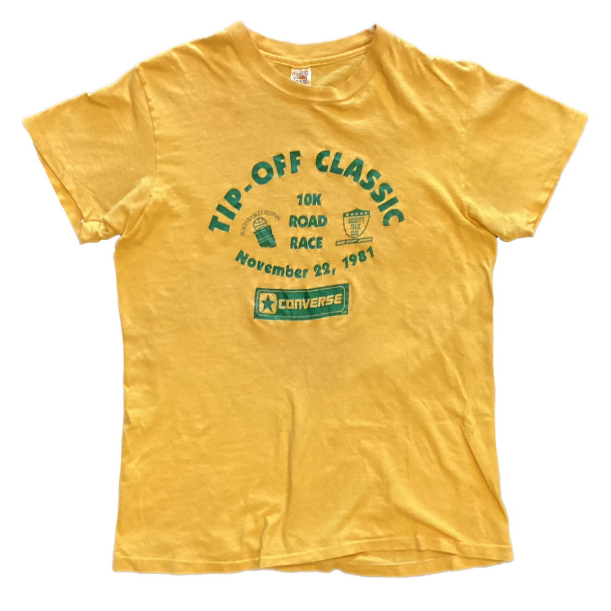 Vintage Peach Basket Festival "Tip-Off Classic" Converse T-Shirt