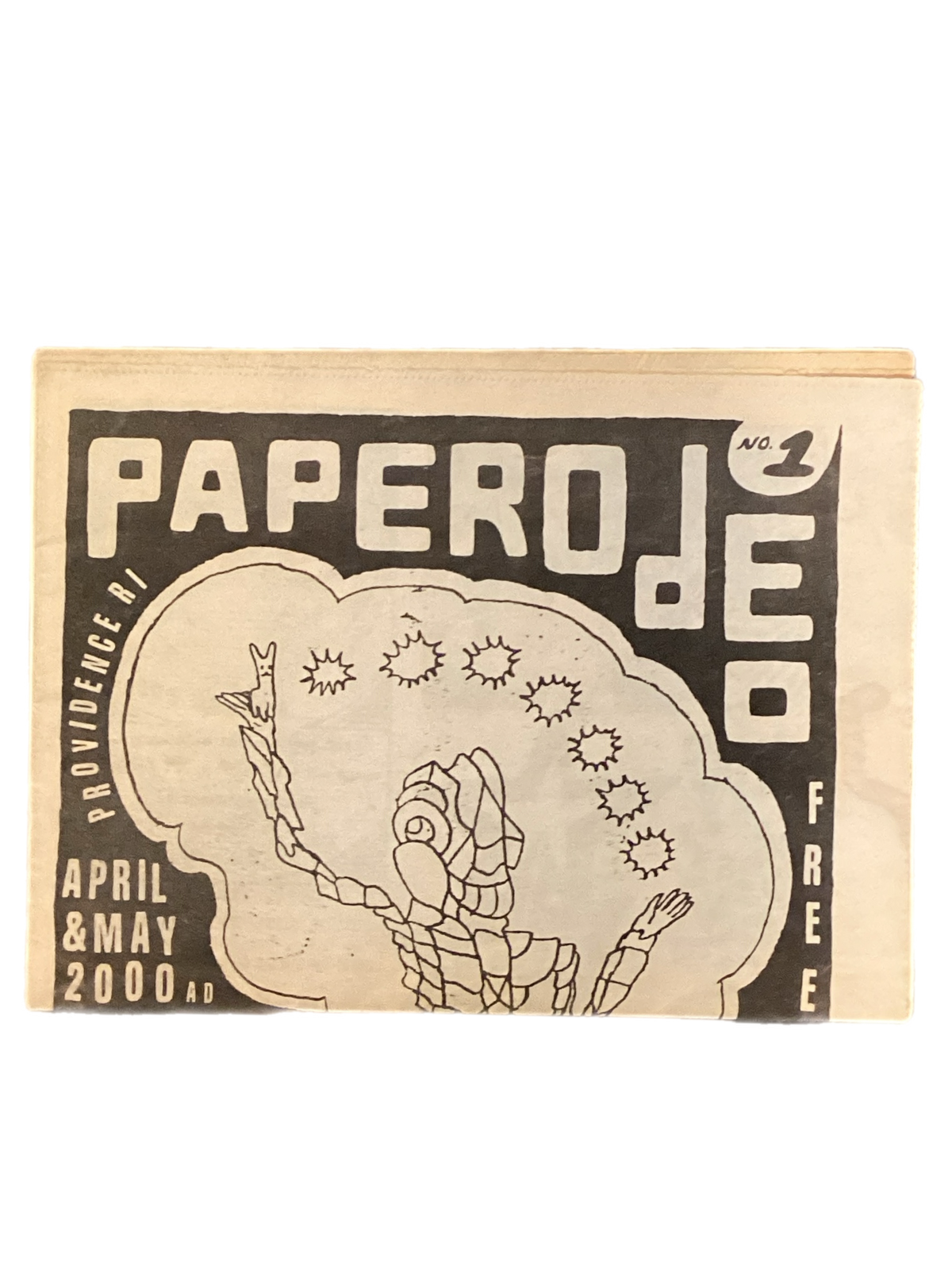 Vintage Paper Rodeo "April/May 2000" Comic Newspaper Issue 1