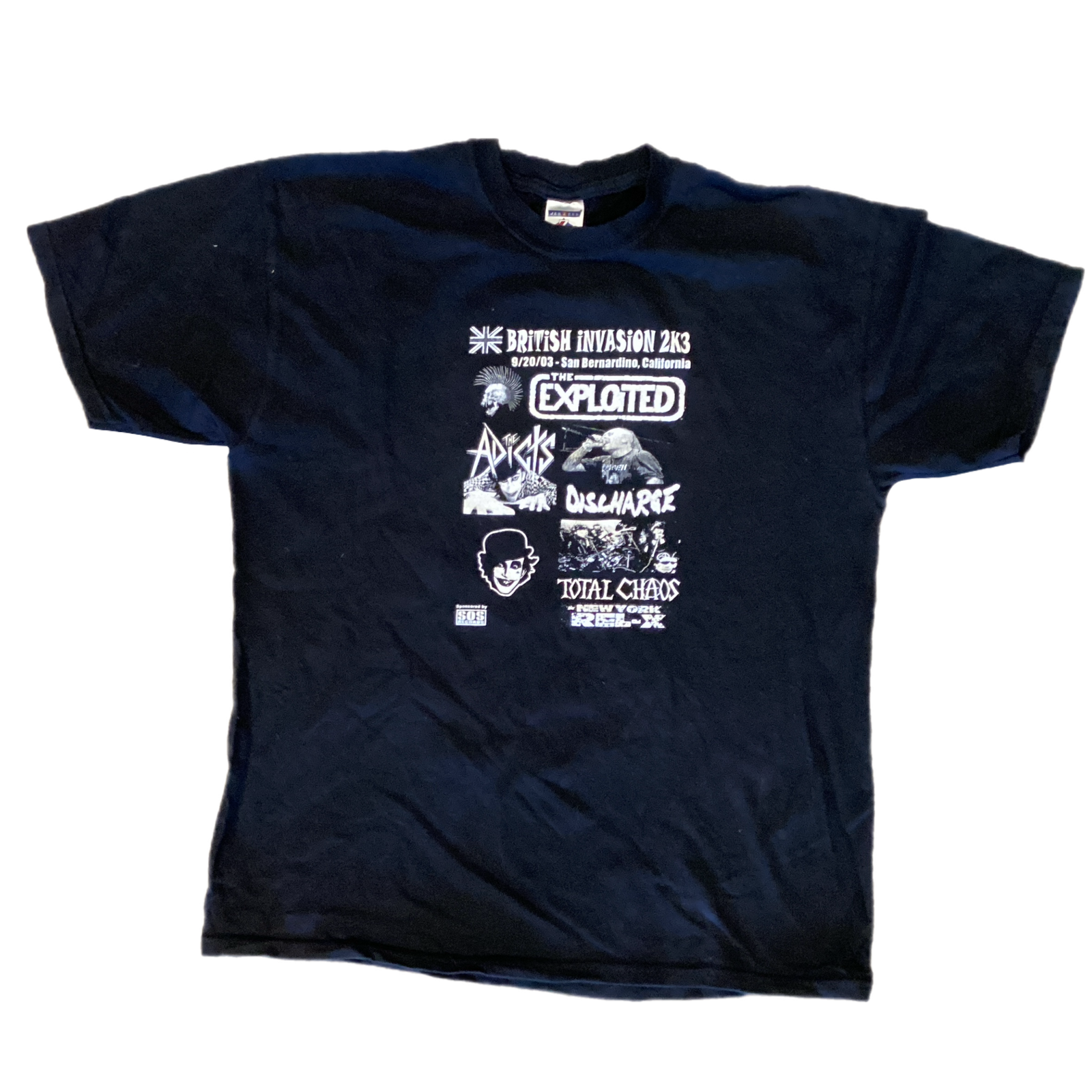 Vintage British Invasion "2k3" San Bernardino, CA T-Shirt - jointcustodydc