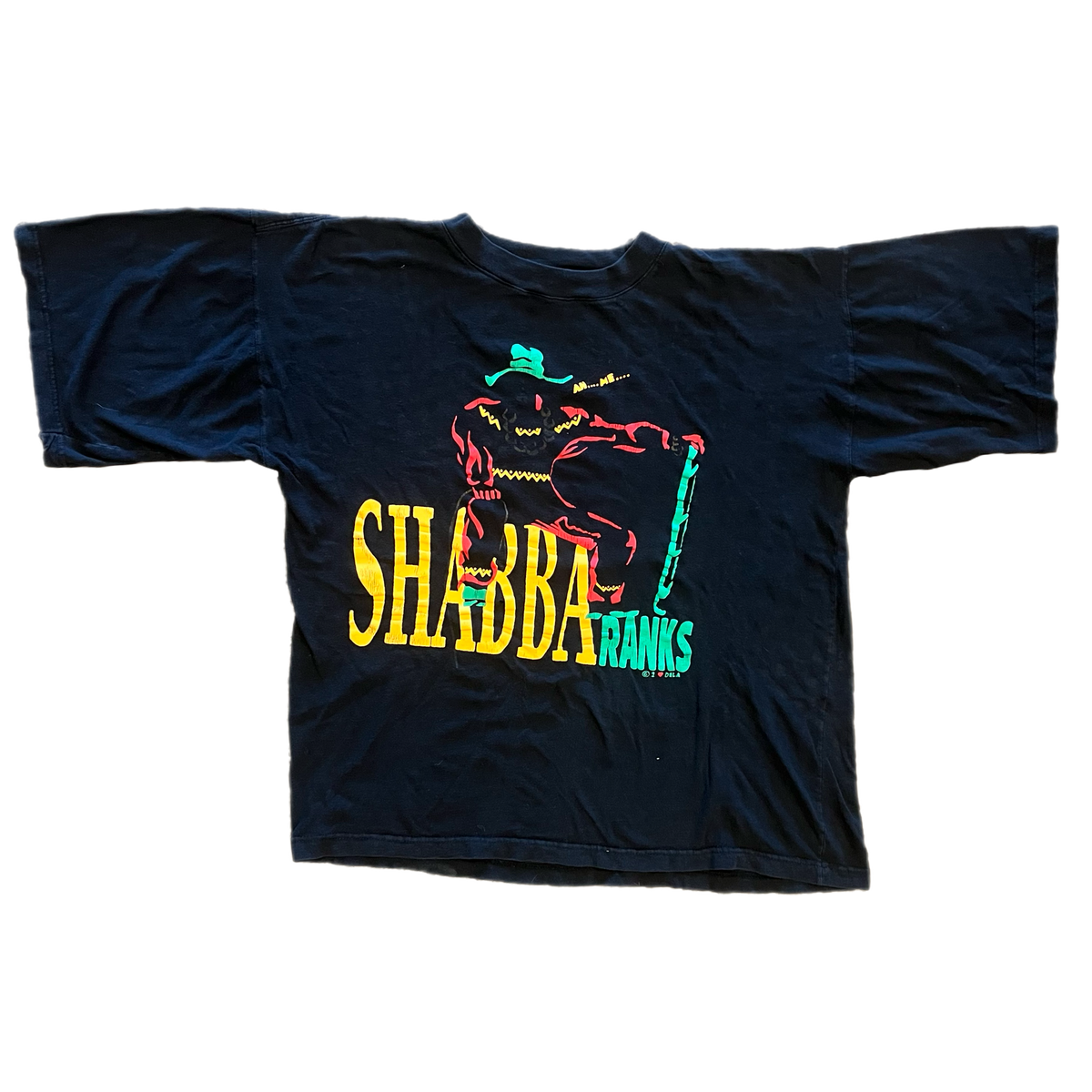 Vintage Shabba Ranks &quot;Raw As Ever&quot; T-Shirt