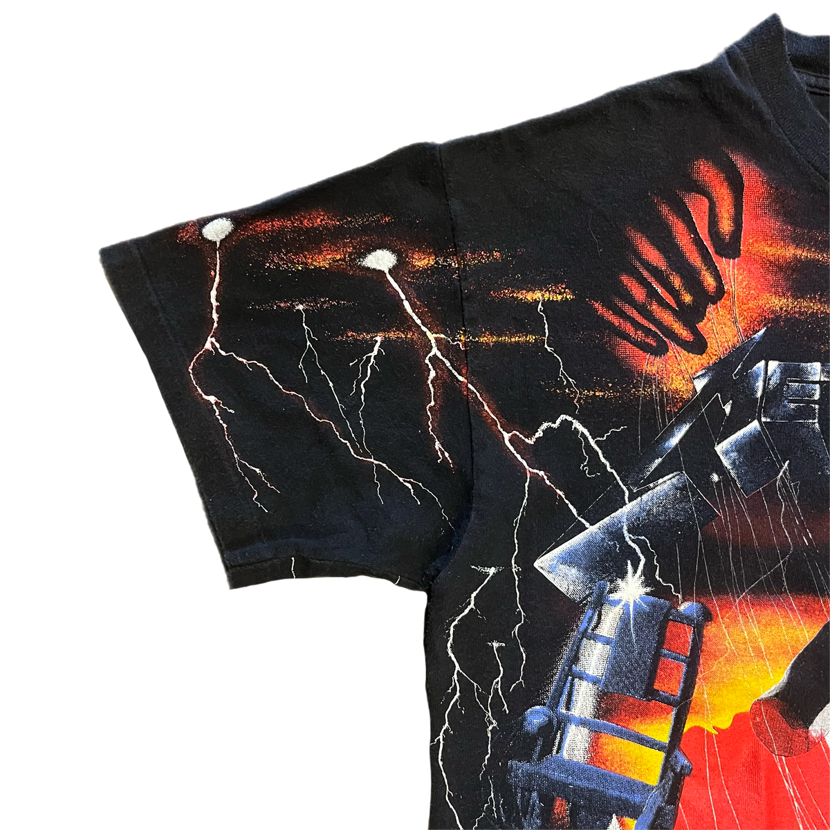 Vintage Metallica &quot;Master Of Puppets&quot; All Over Print T-Shirt