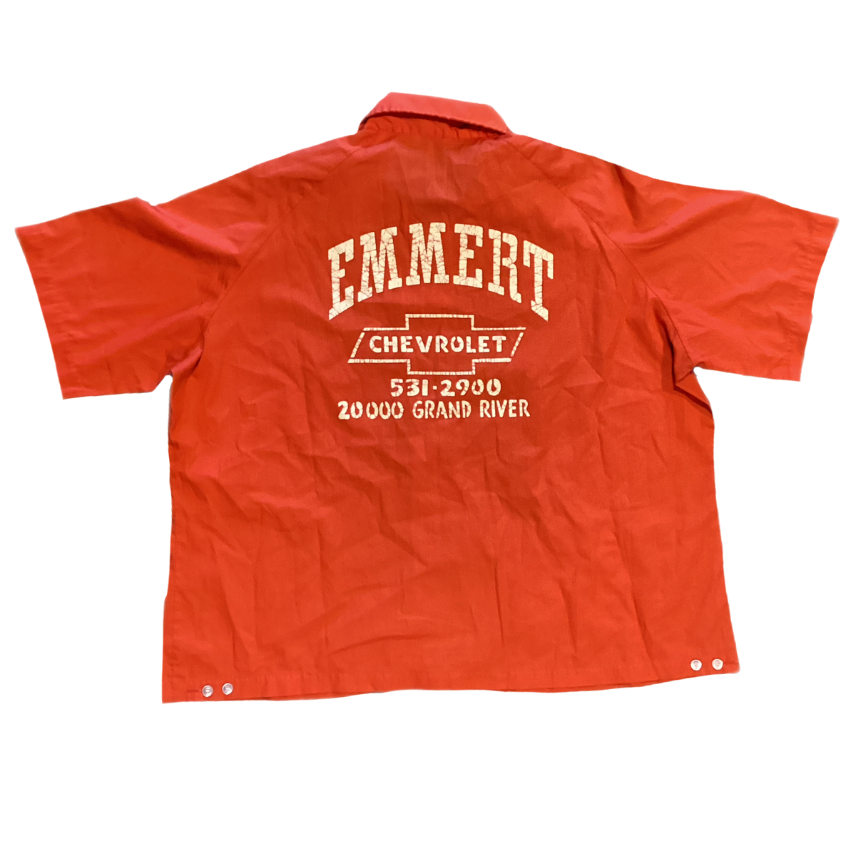 Vintage Prestige Shirtmaker "Emmert Chevrolet" Detroit Zip Shirt - jointcustodydc