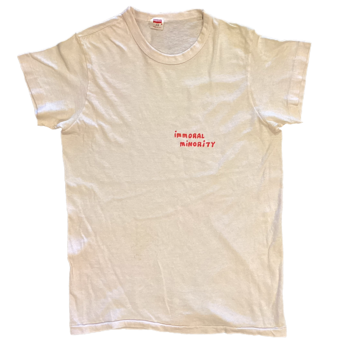 Vintage Immoral Minority &quot;Gay Activists&quot; &#39;80s T-Shirt