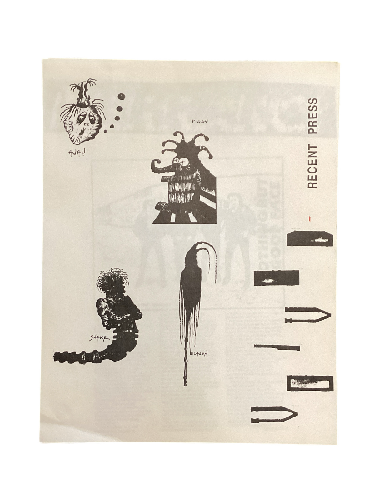 Vintage Voivod "Nothingface Era" 1989 Press Packet